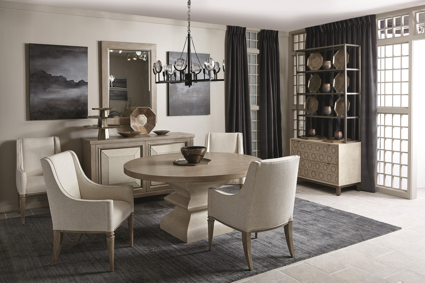 Luxury Santa Barbara Dining Table Modern Italian Style for Villa