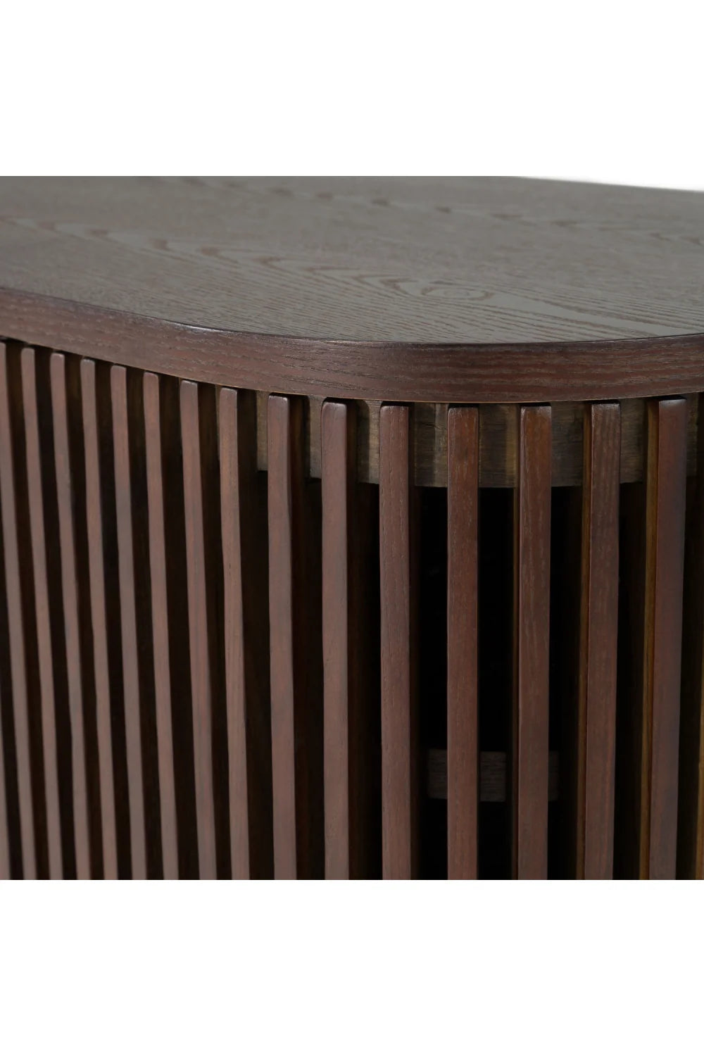 Luxury Smoked Ash TV Stand Modern Italian Style for Villa