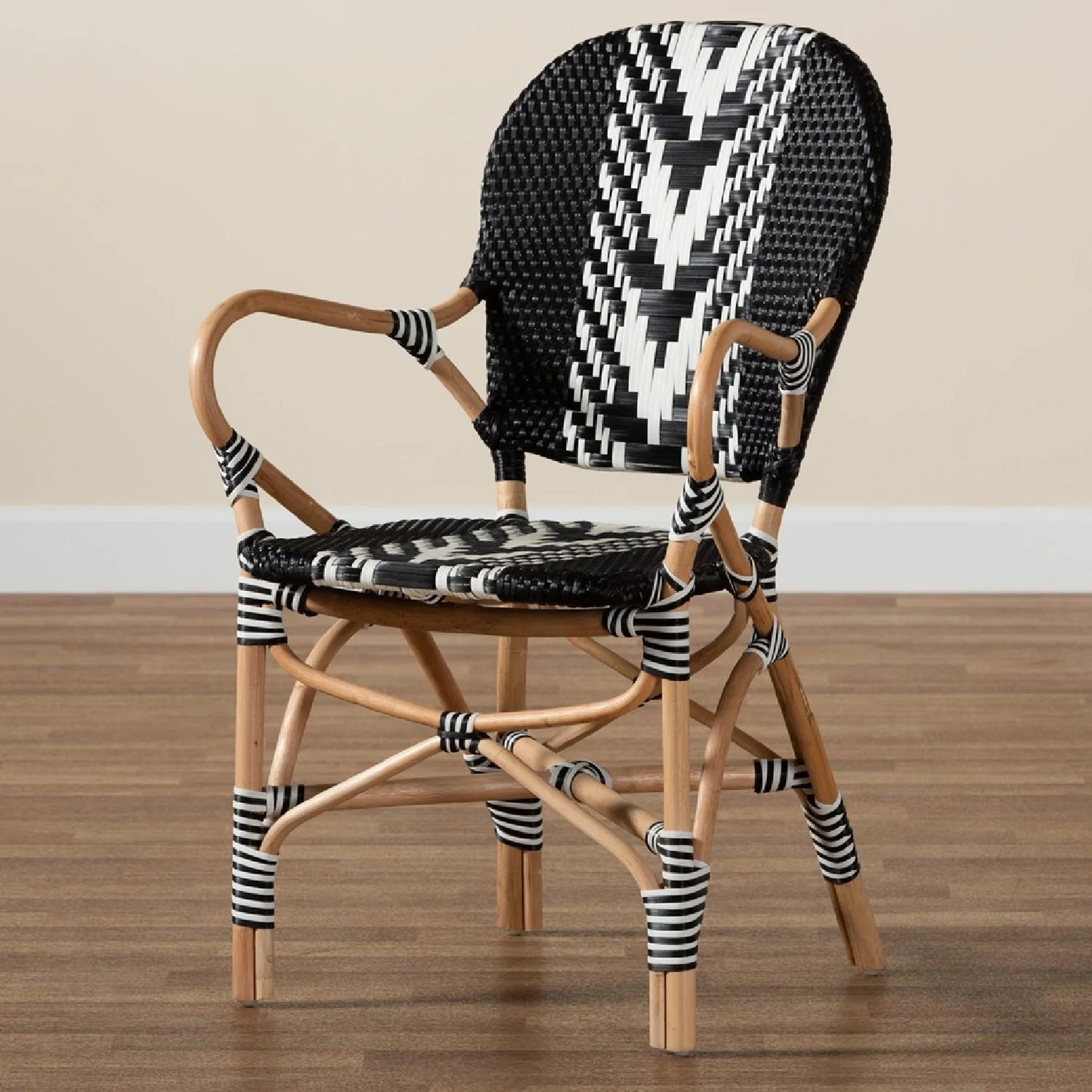 Luxury Solid Wood Dining Armchair European Style for Villa