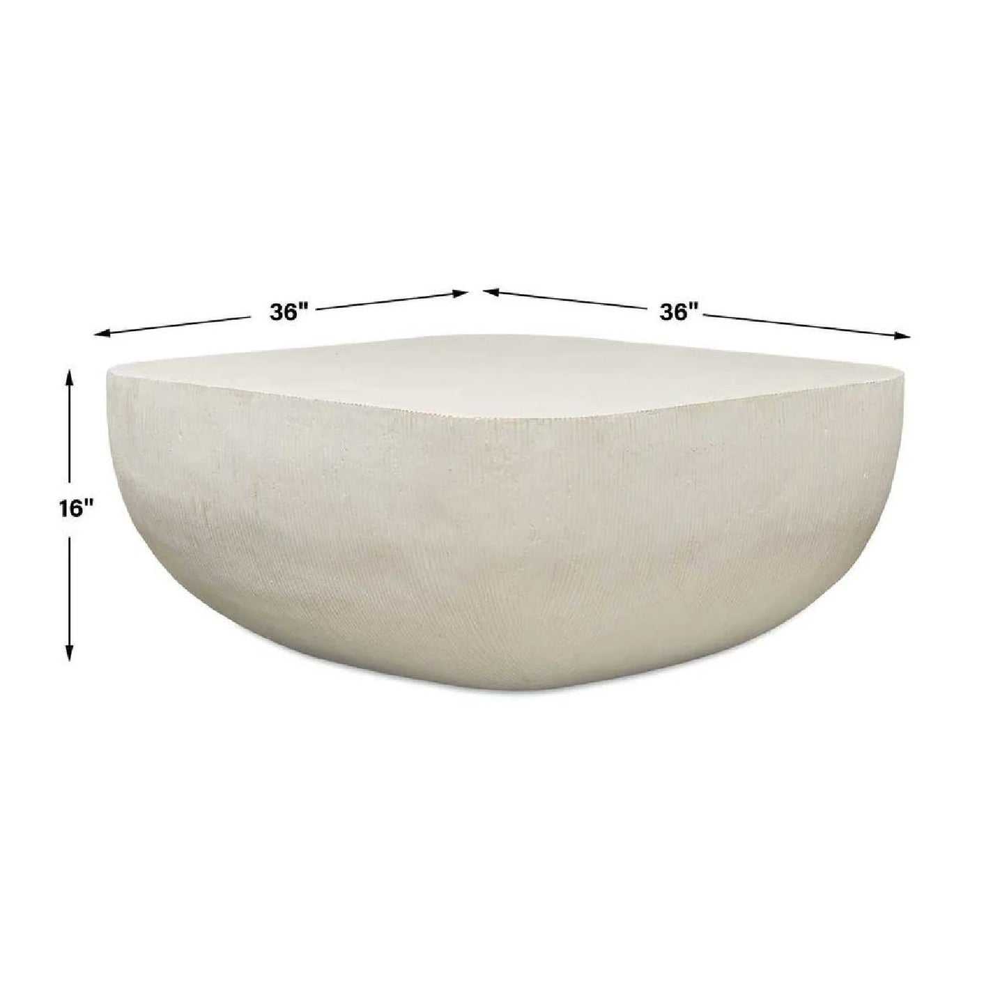 Luxury Square Limestone Coffee Table Modern Italian Style for Villa