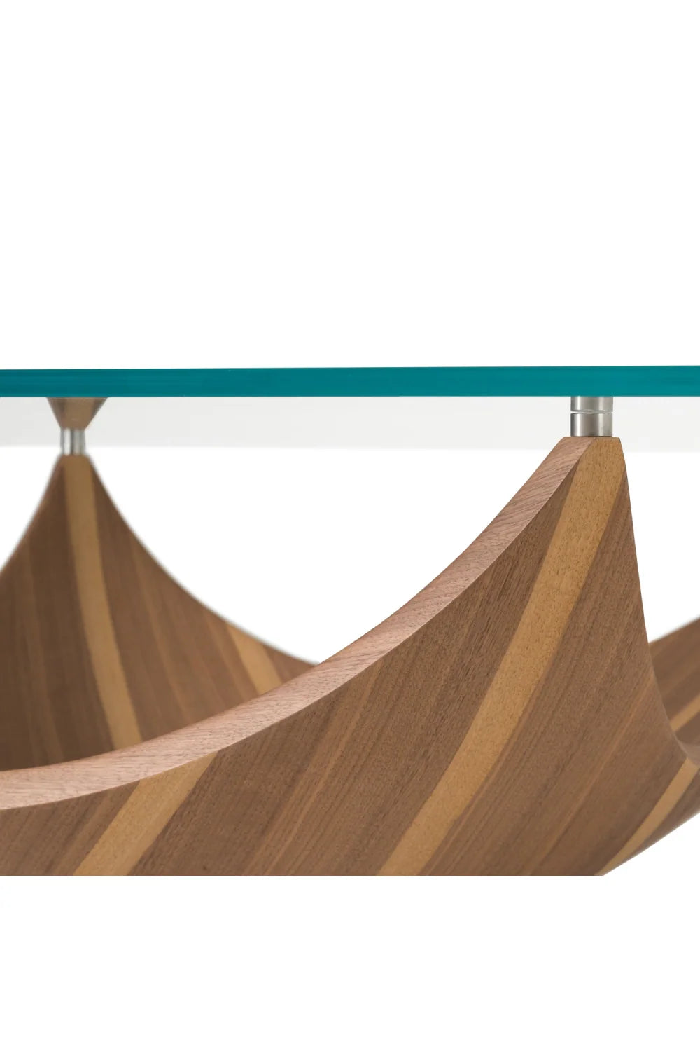 Luxury Sunrise Glass Coffee Table Modern Italian Style for Villa