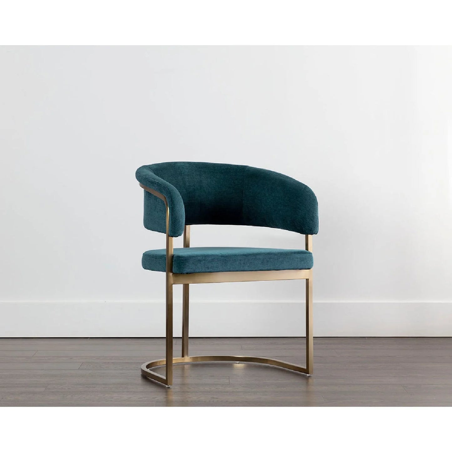 Luxury Teal Modern Dining Armchair European Style for Villa
