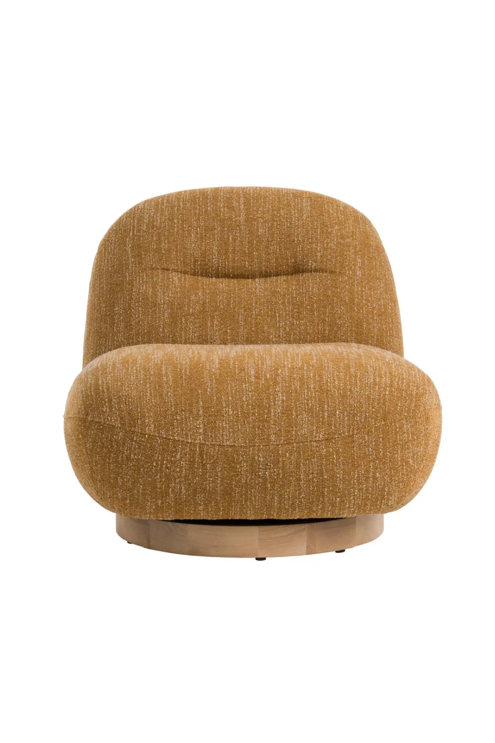 Luxury Textured Swivel Lounge Chair European Style for Villa