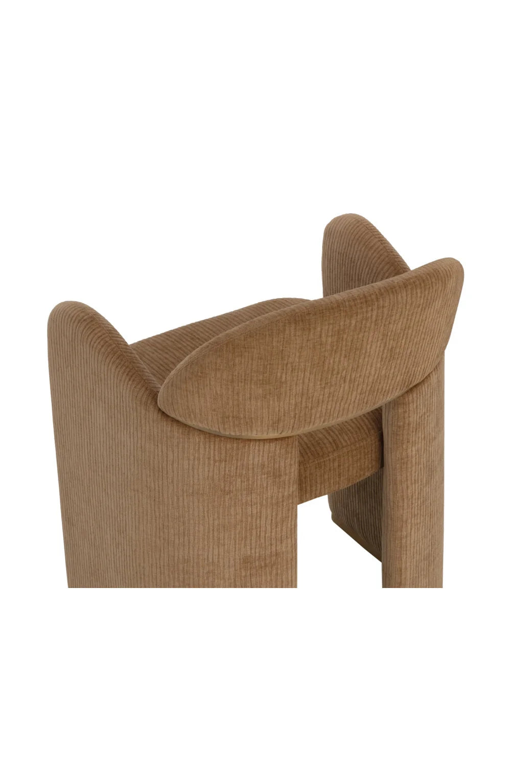 Luxury Upholstered Fabric Modern Dining Armchair European Style for Villa