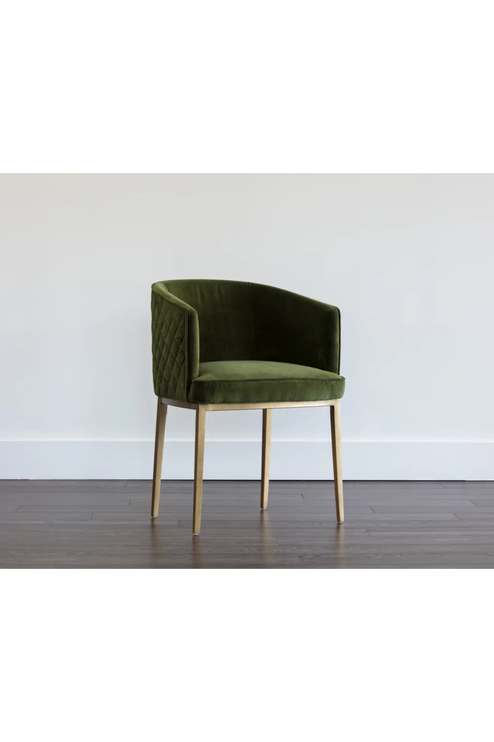 Luxury Upholstered Fabric Modern Dining Armchair European Style for Villa