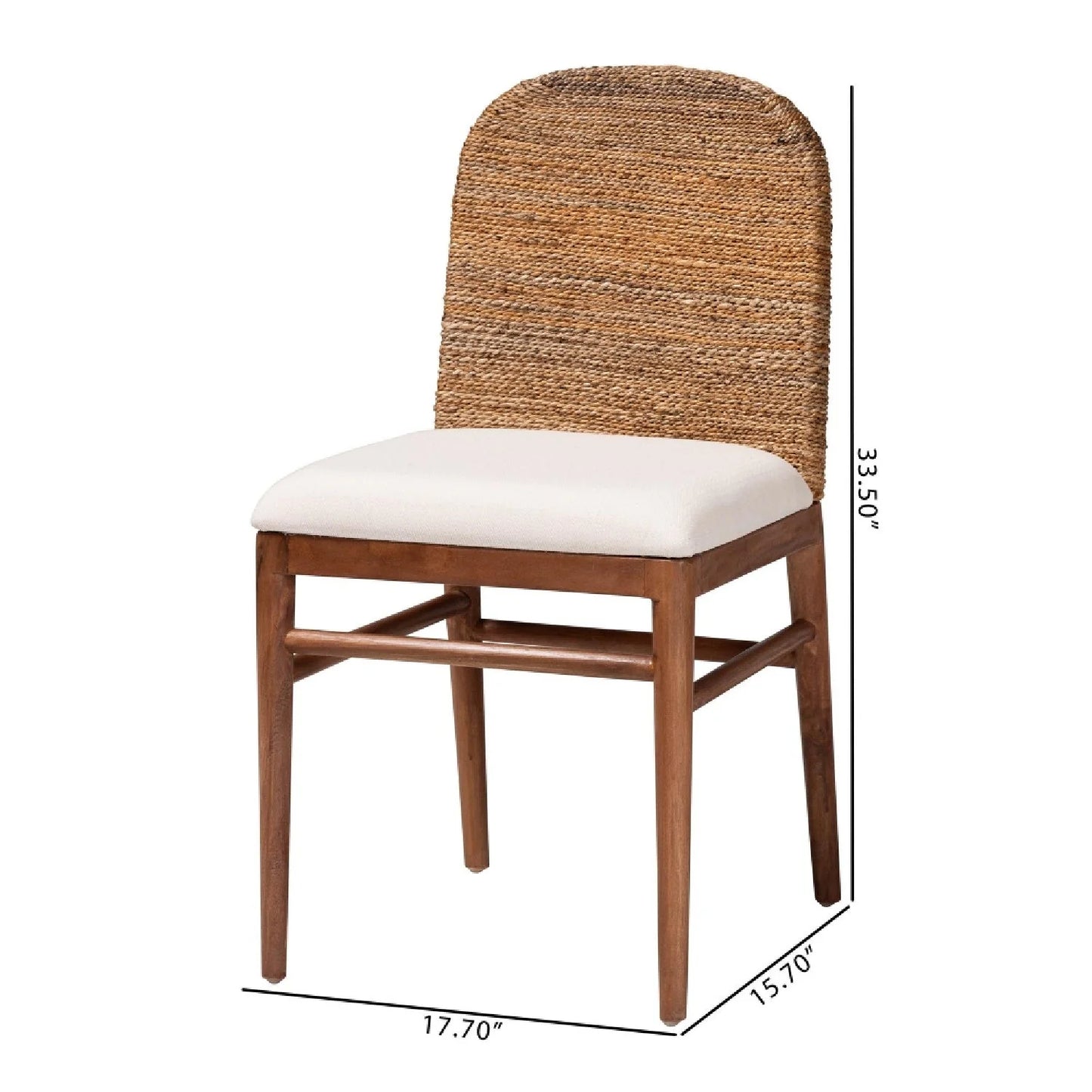 Luxury Upholstered Fabric Modern Dining Chair European Style for Villa
