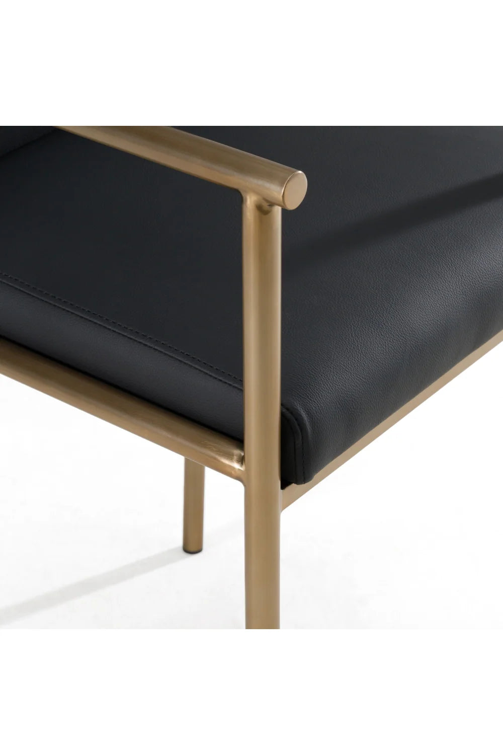 Luxury Upholstered Modern Black Counter Stool European Style for Villa