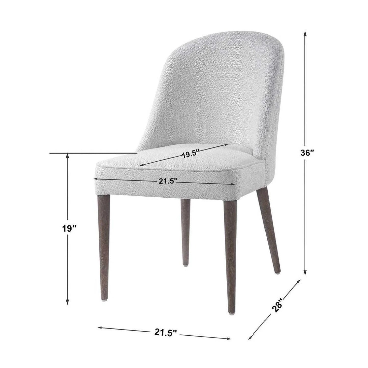 Luxury Upholstered Modern Dining Chair European Style for Villa
