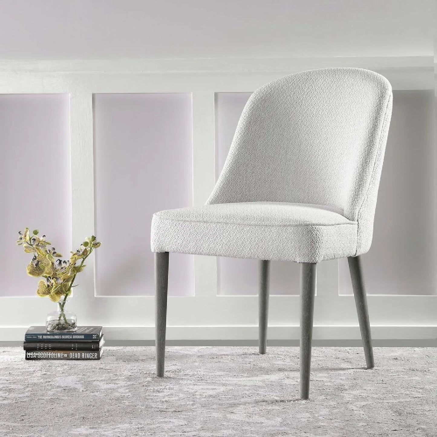 Luxury Upholstered Modern Dining Chair European Style for Villa
