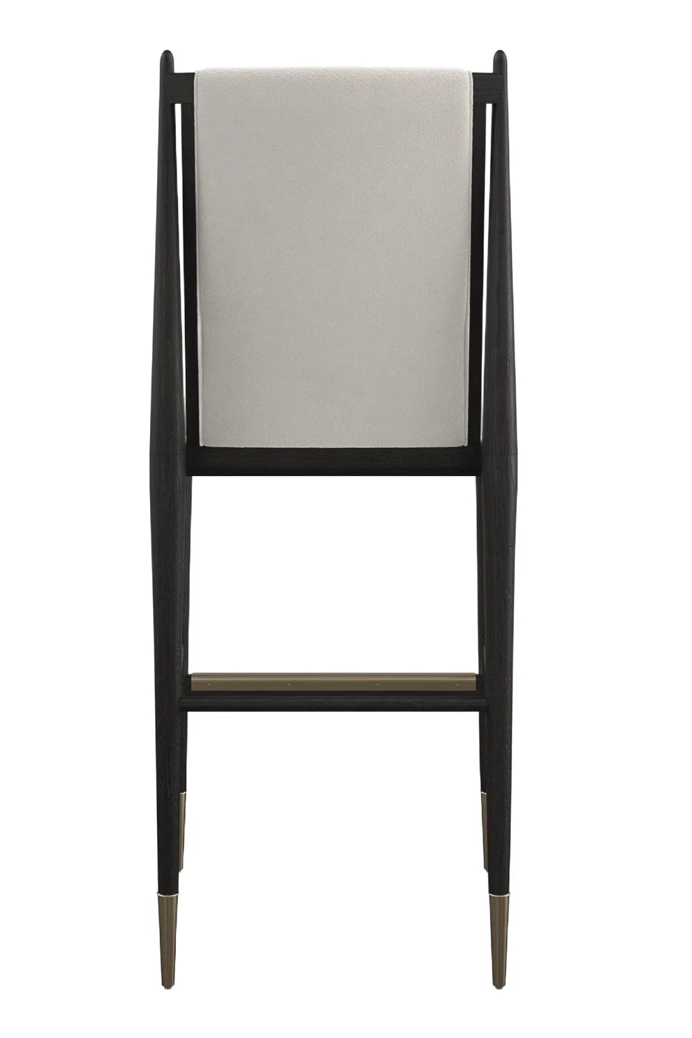Luxury Upholstered Modern Oak Bar Stool European Style for Villa
