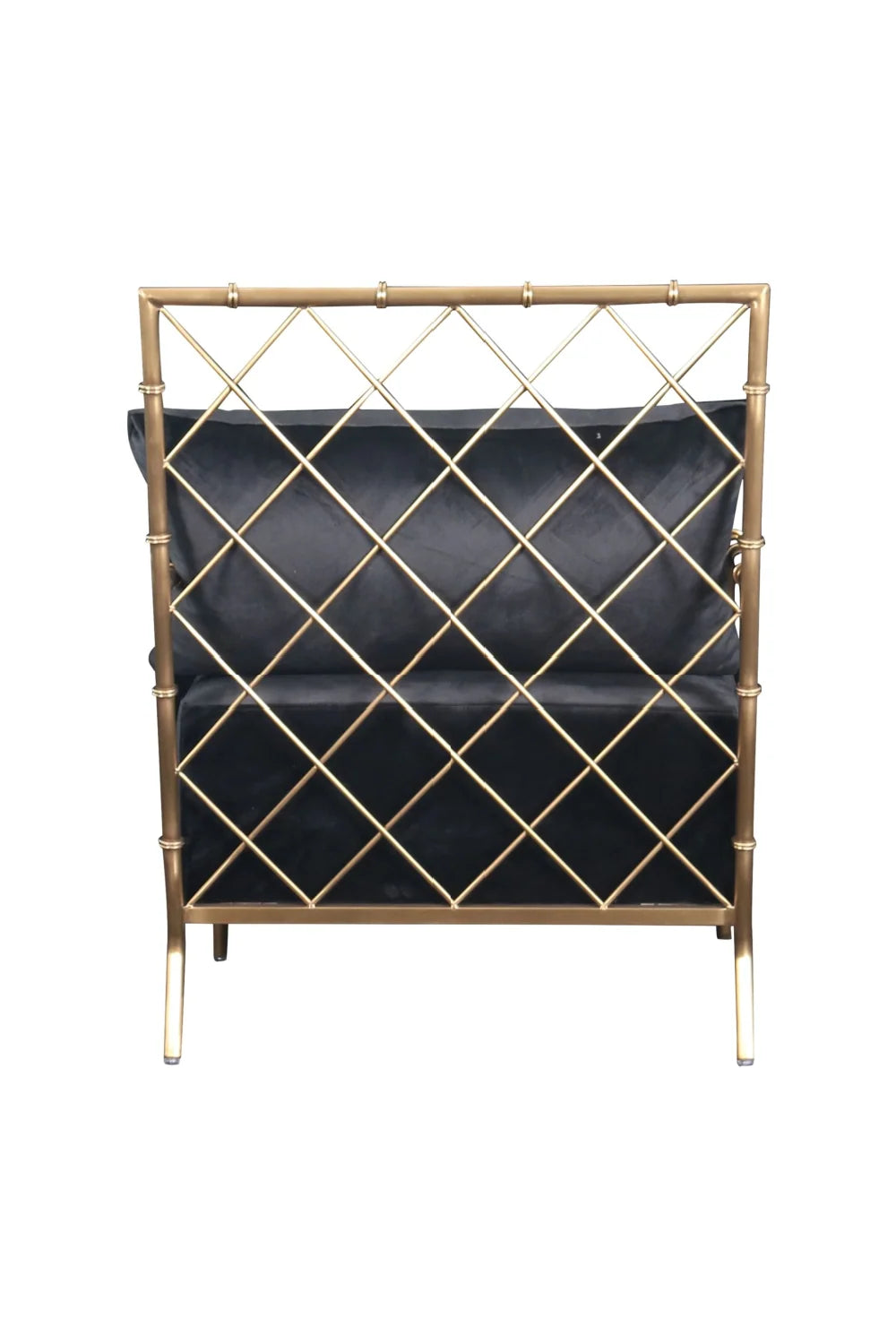 Luxury Velvet Padded Accent Lounge Chair Modern Italian Style for Villa