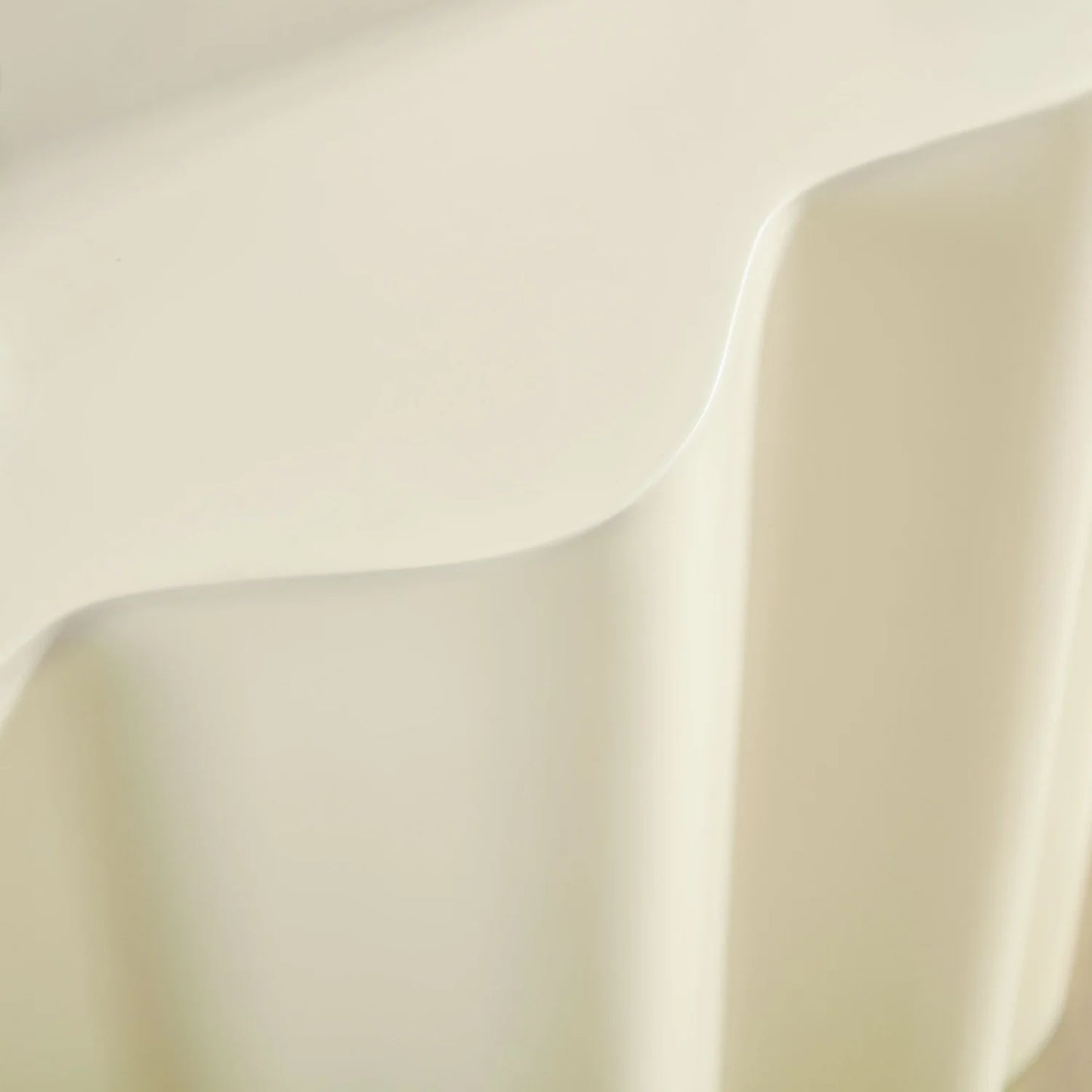 Luxury Wavy White Console Table Modern Italian Style for Villa
