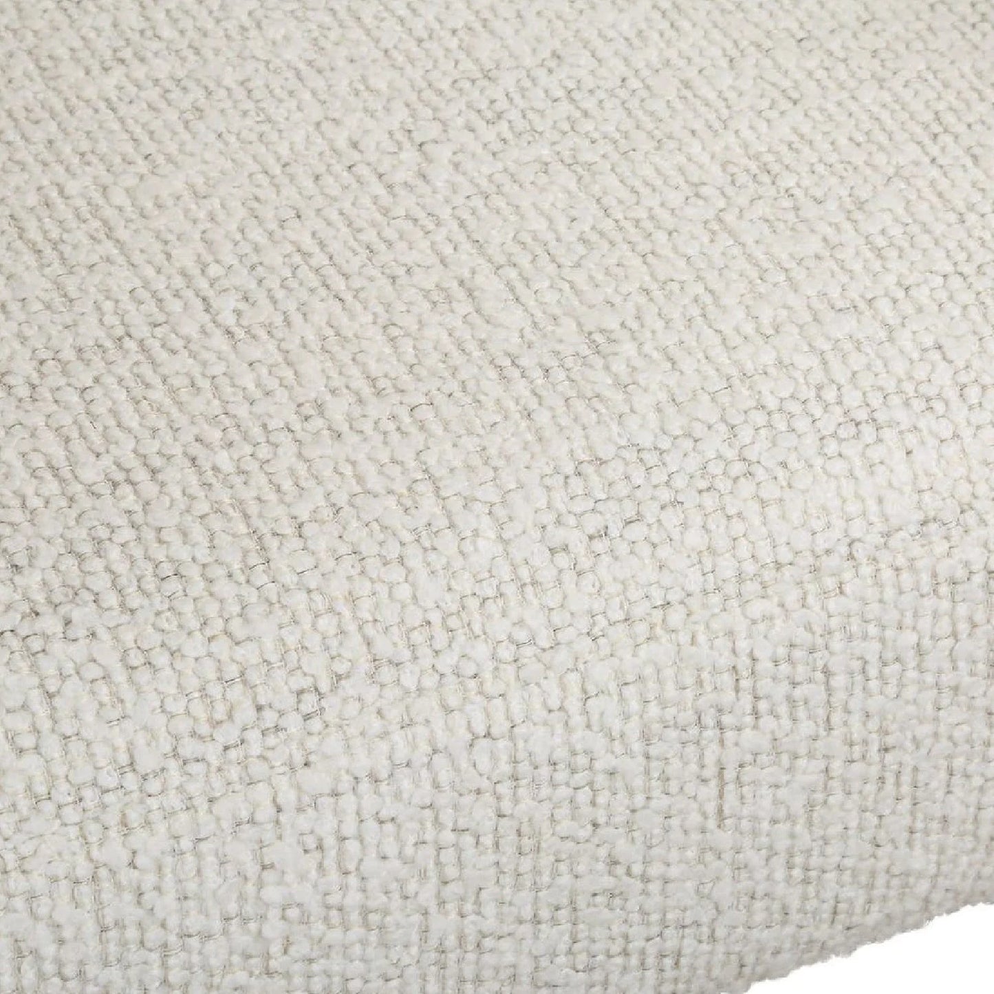 Luxury White Boucle Barrel Accent Chair Modern Italian Style for Villa