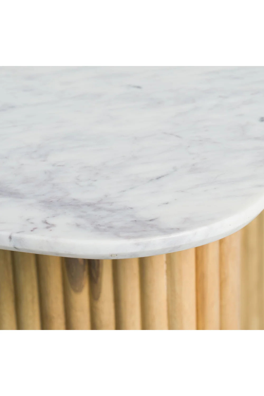 Luxury White Marble Console Table Modern Italian Style for Villa
