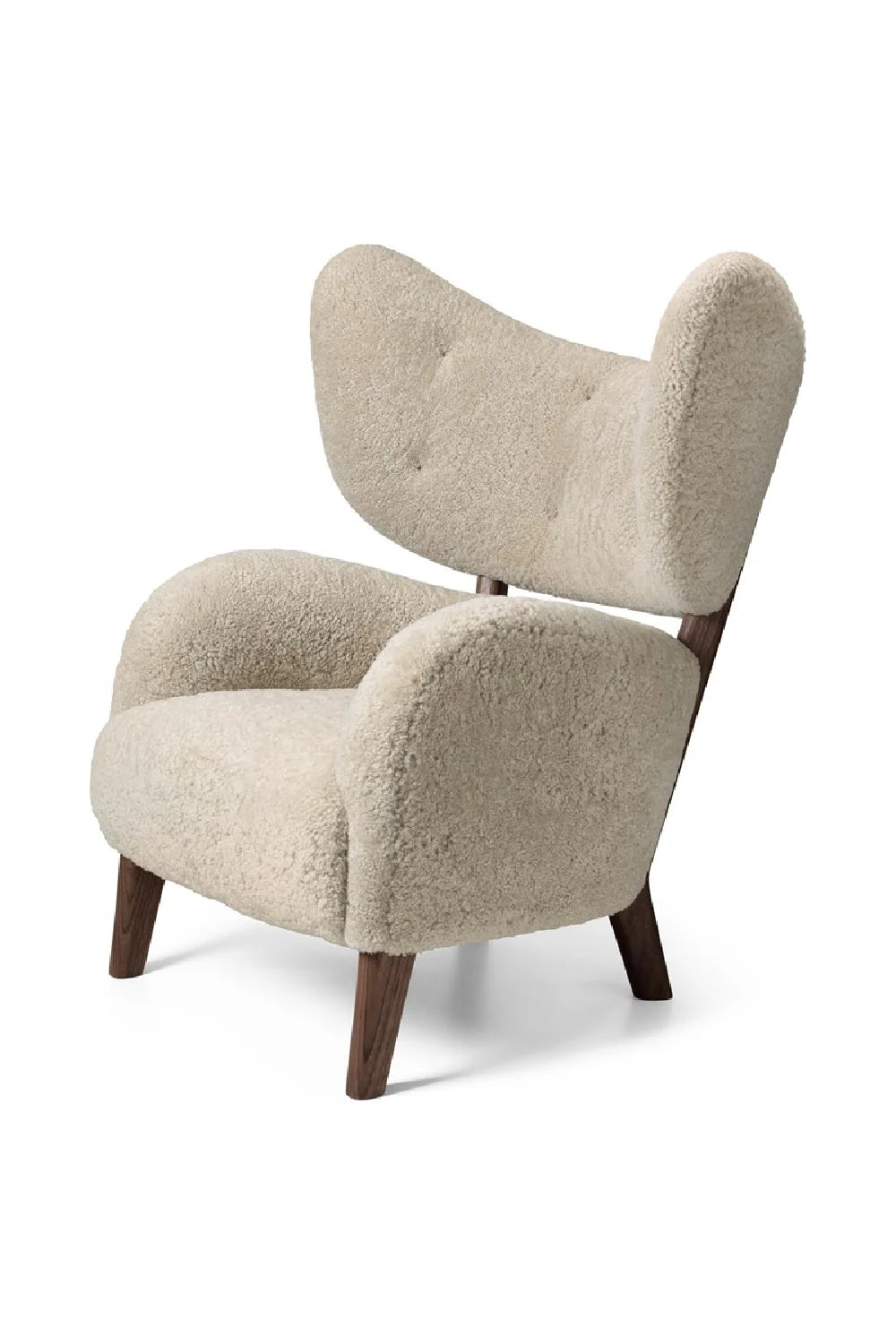 Luxury Wingback Lounge Chair Modern Italian Style for Villa