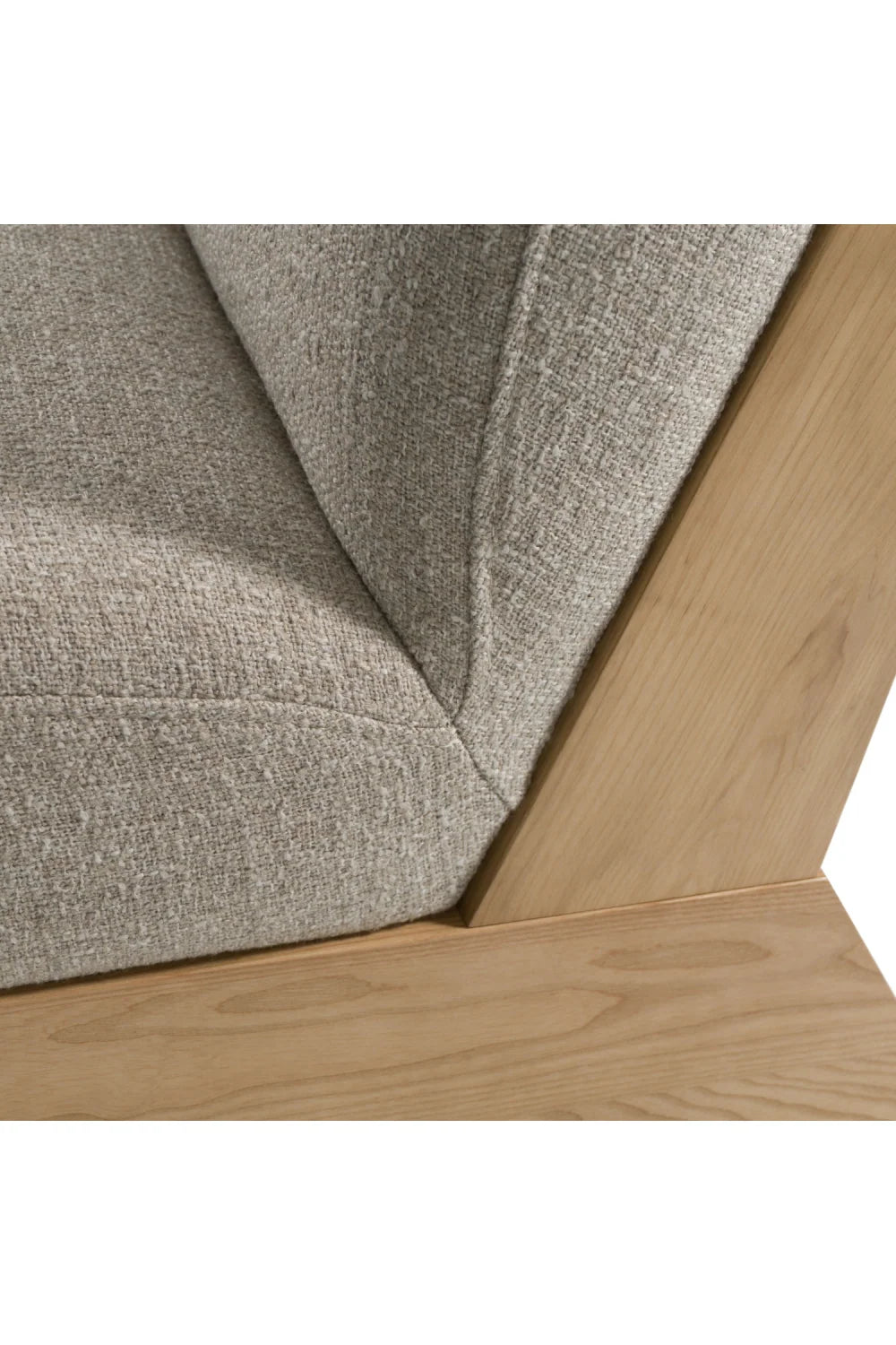 Luxury Wood Base Accent Lounge Chair Modern Italian Style for Villa