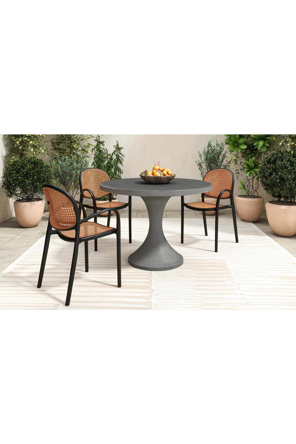 Luxury Woven Modern Dining Chair European Style for Villa