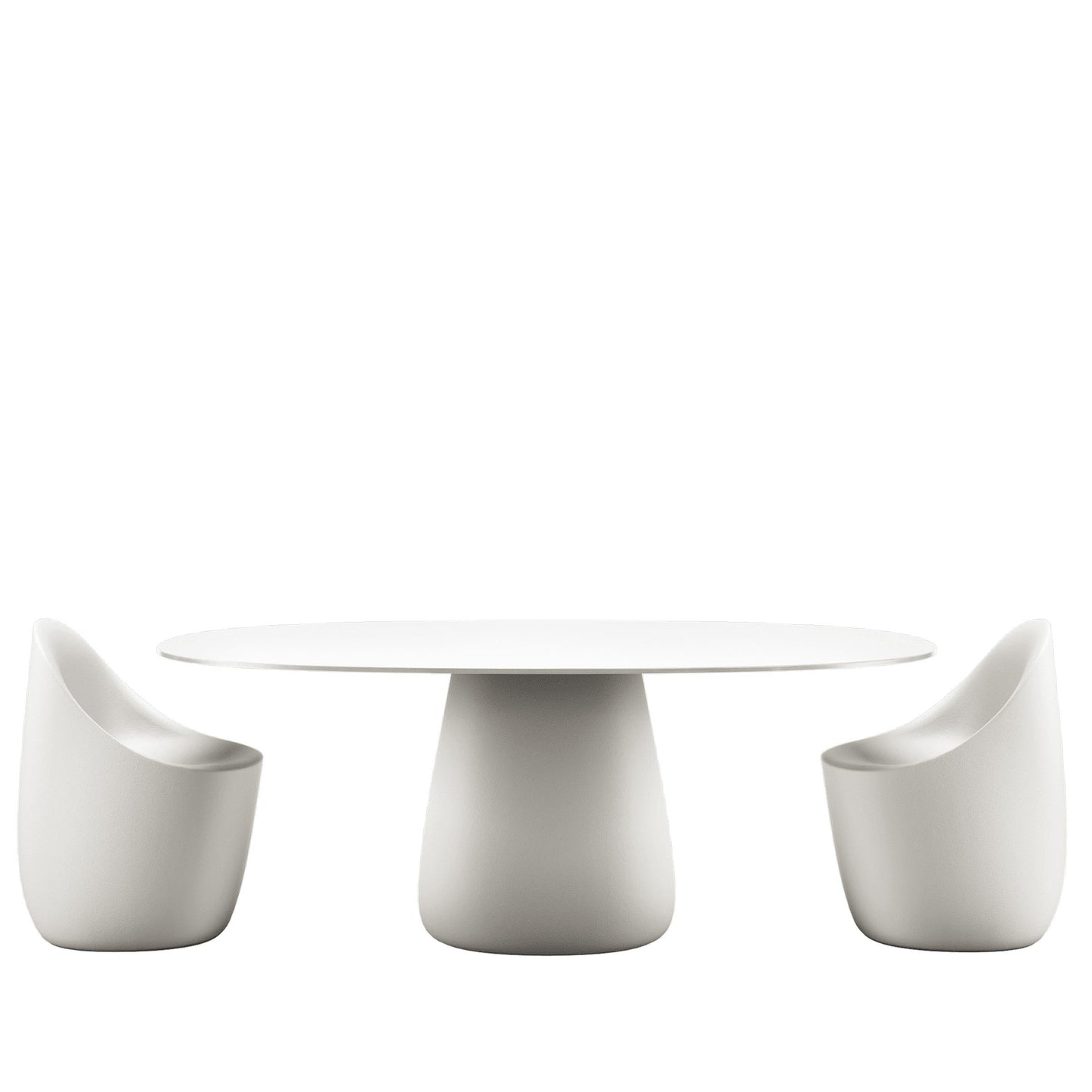 Oval Dining Table – Sculptural HPL Statement Piece