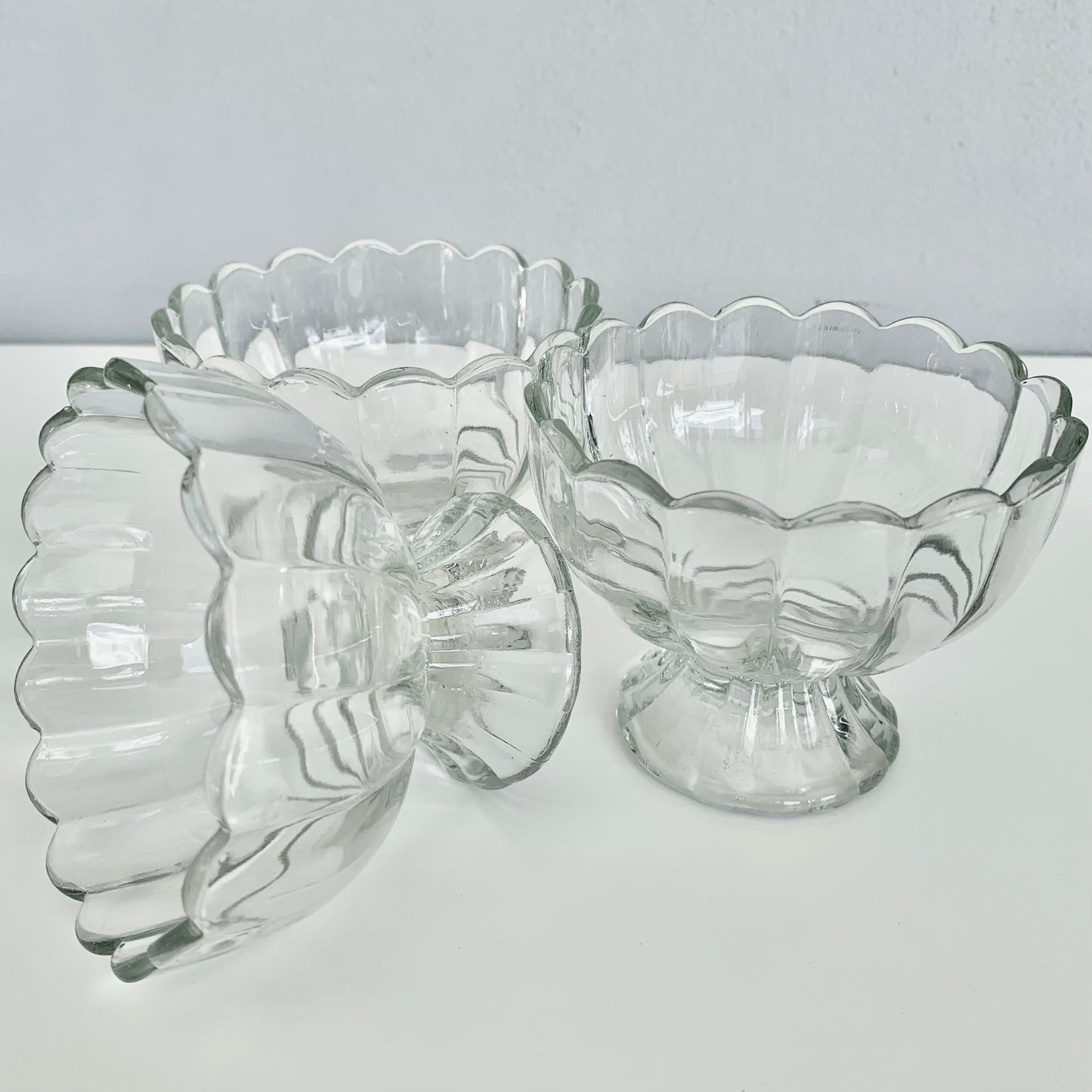 Glass Dessert Footed Bowl