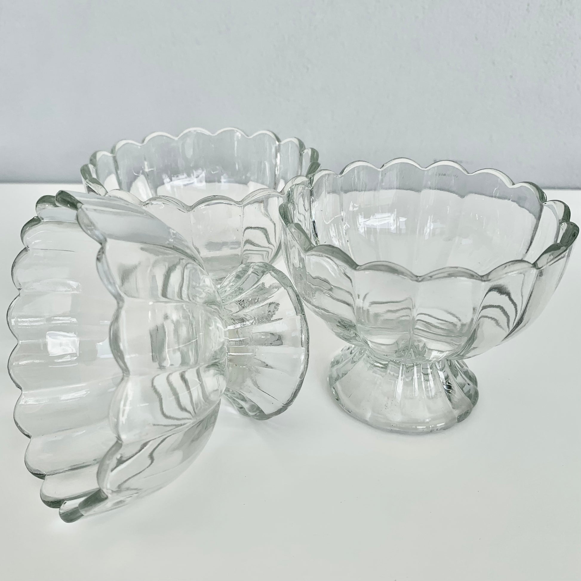 Glass Dessert Footed Bowl