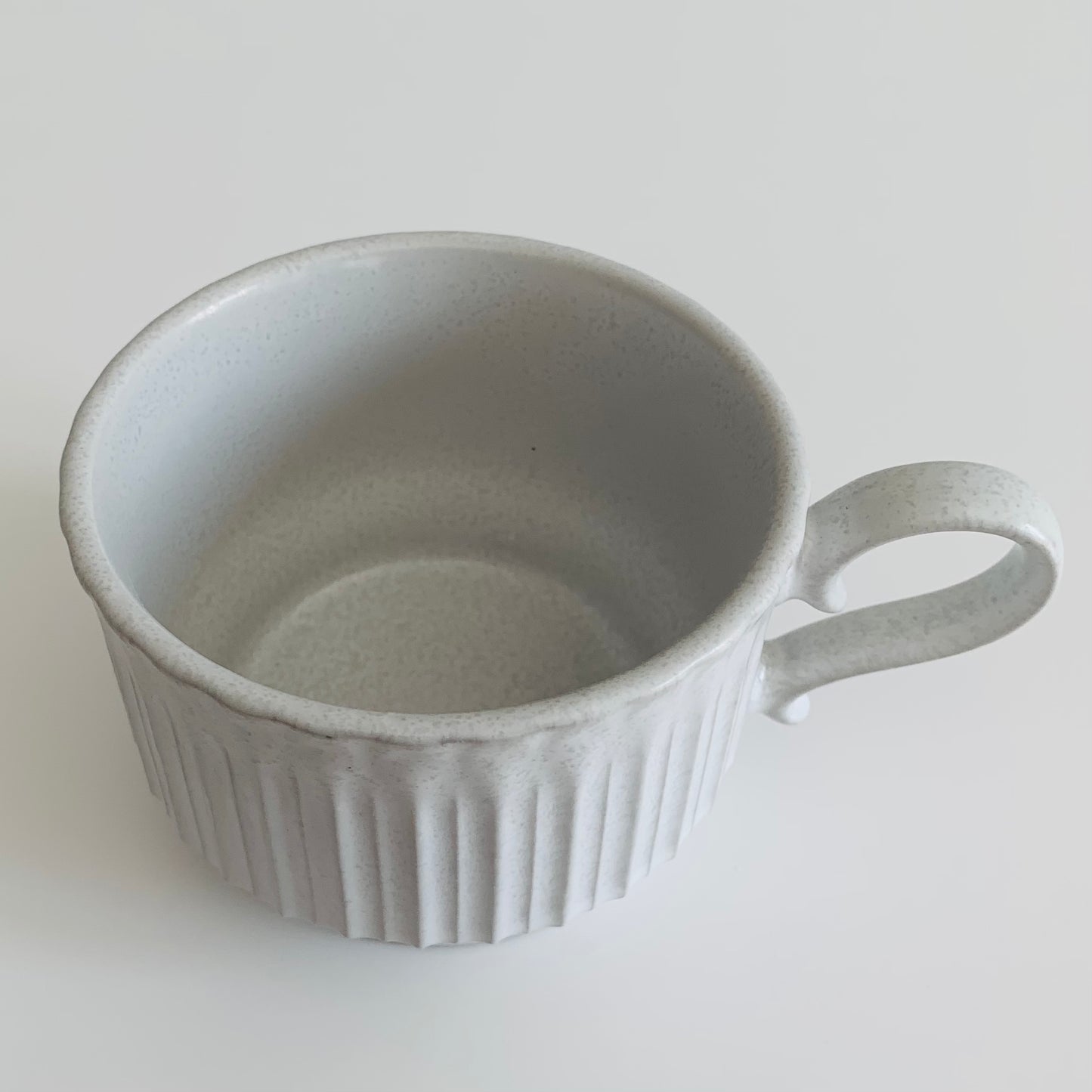 White Teacup, Stackable Teacup