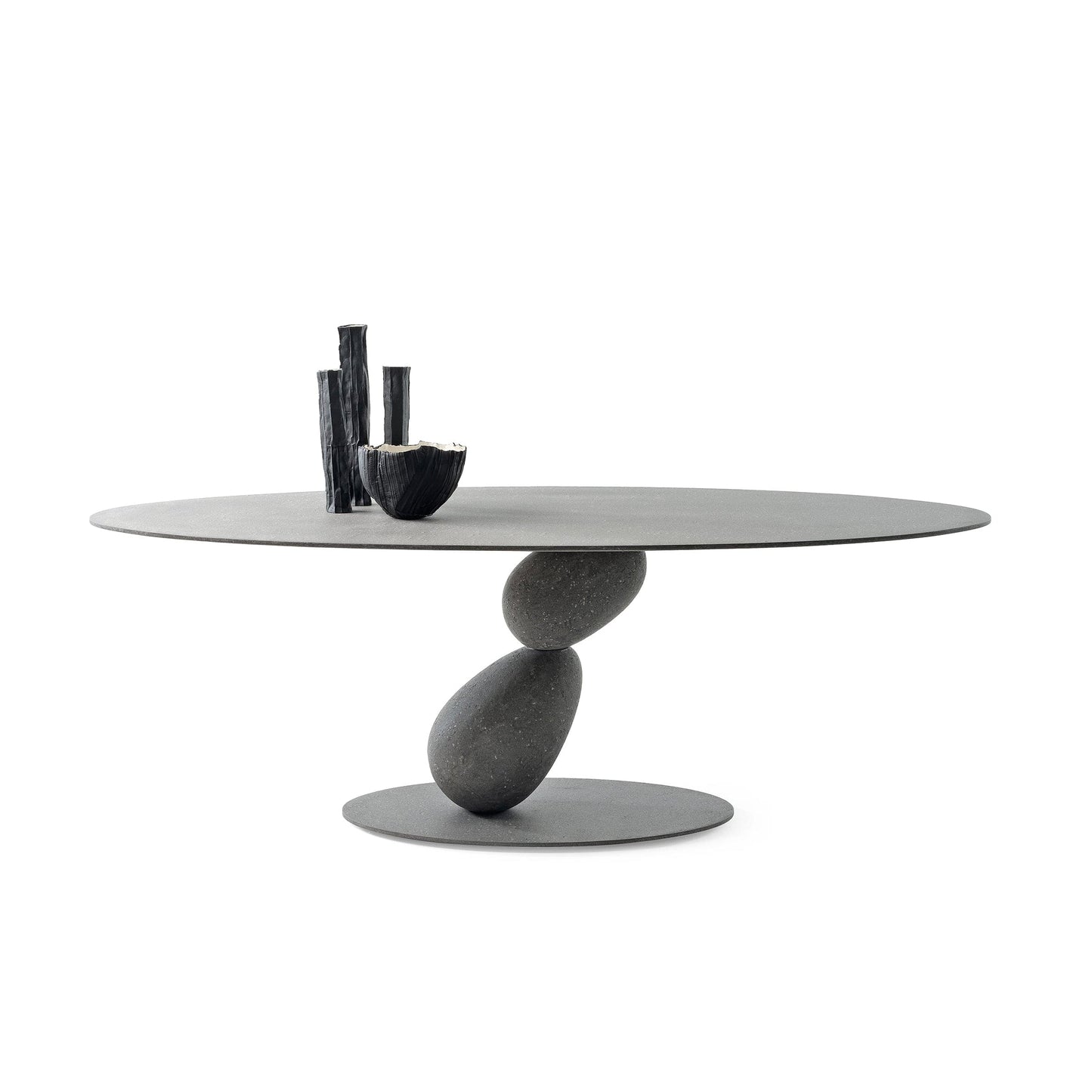 Luxury MATERA Oval Dining Table Modern Italian Style for Villa