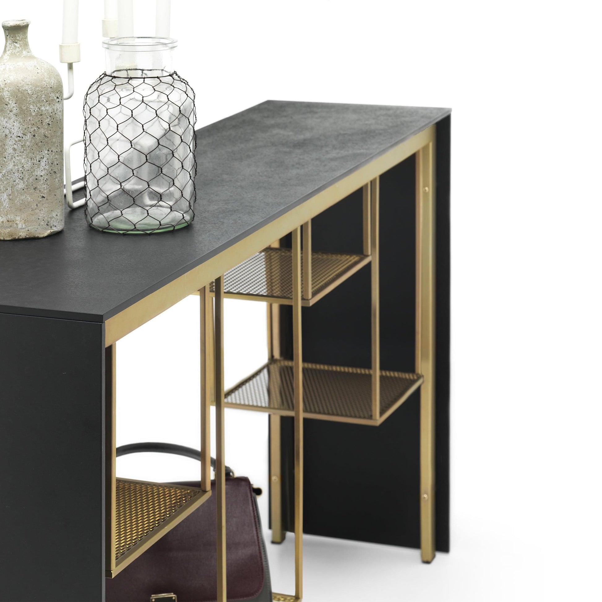 Mogg Tokyo Console Table – Italian Designer Metal Statement Piece