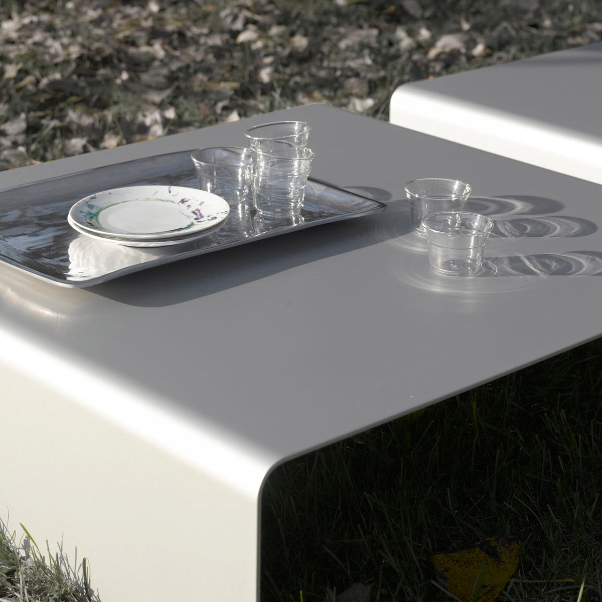 Luxury LA TABLE BASSE Aluminium Coffee Table Modern Italian Style for Villa