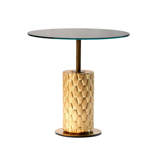 Luxury SNAKE Ceramic Glass Side Table Modern Italian Style for Villa