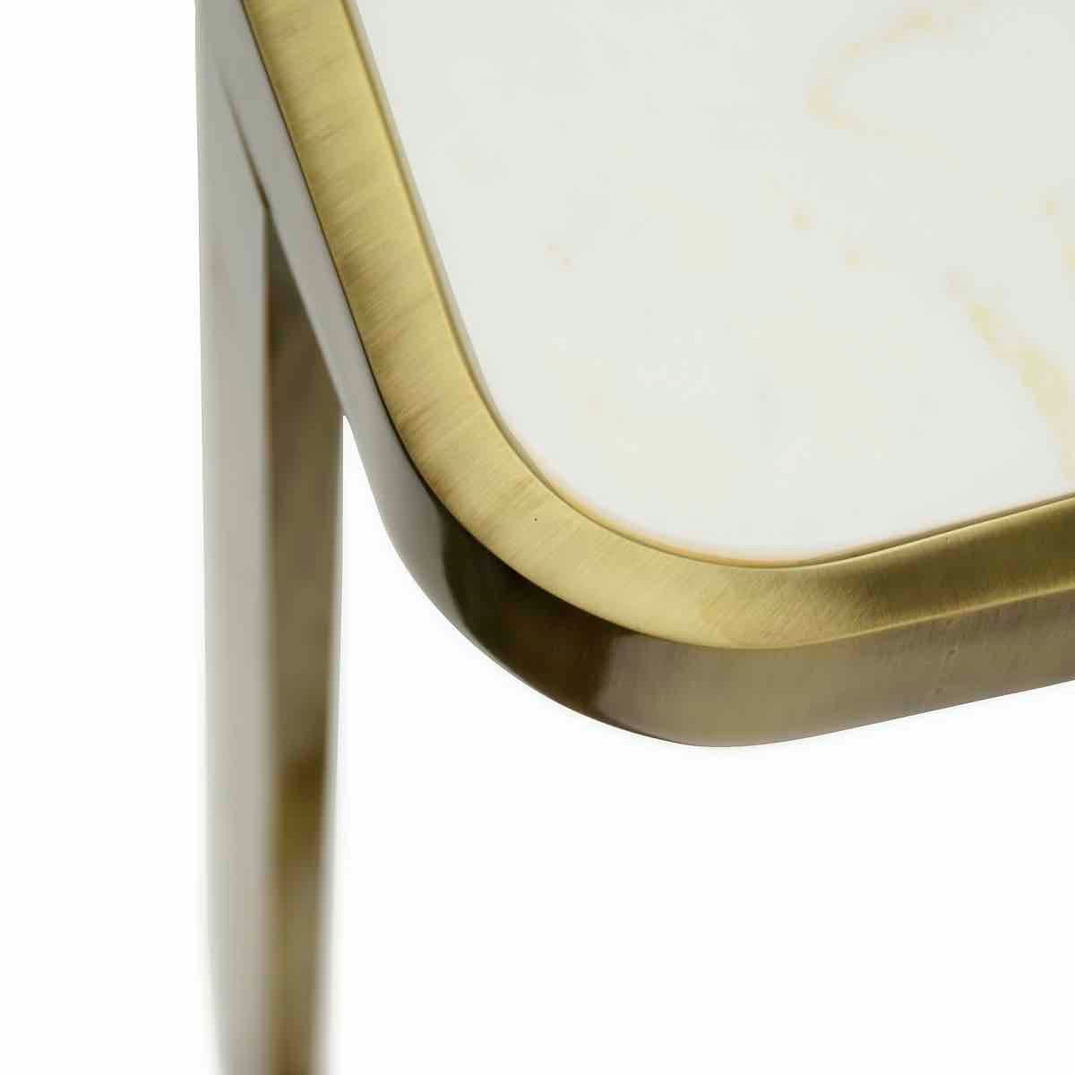 Luxury JEAN Marble Side Table Modern Italian Style for Villa