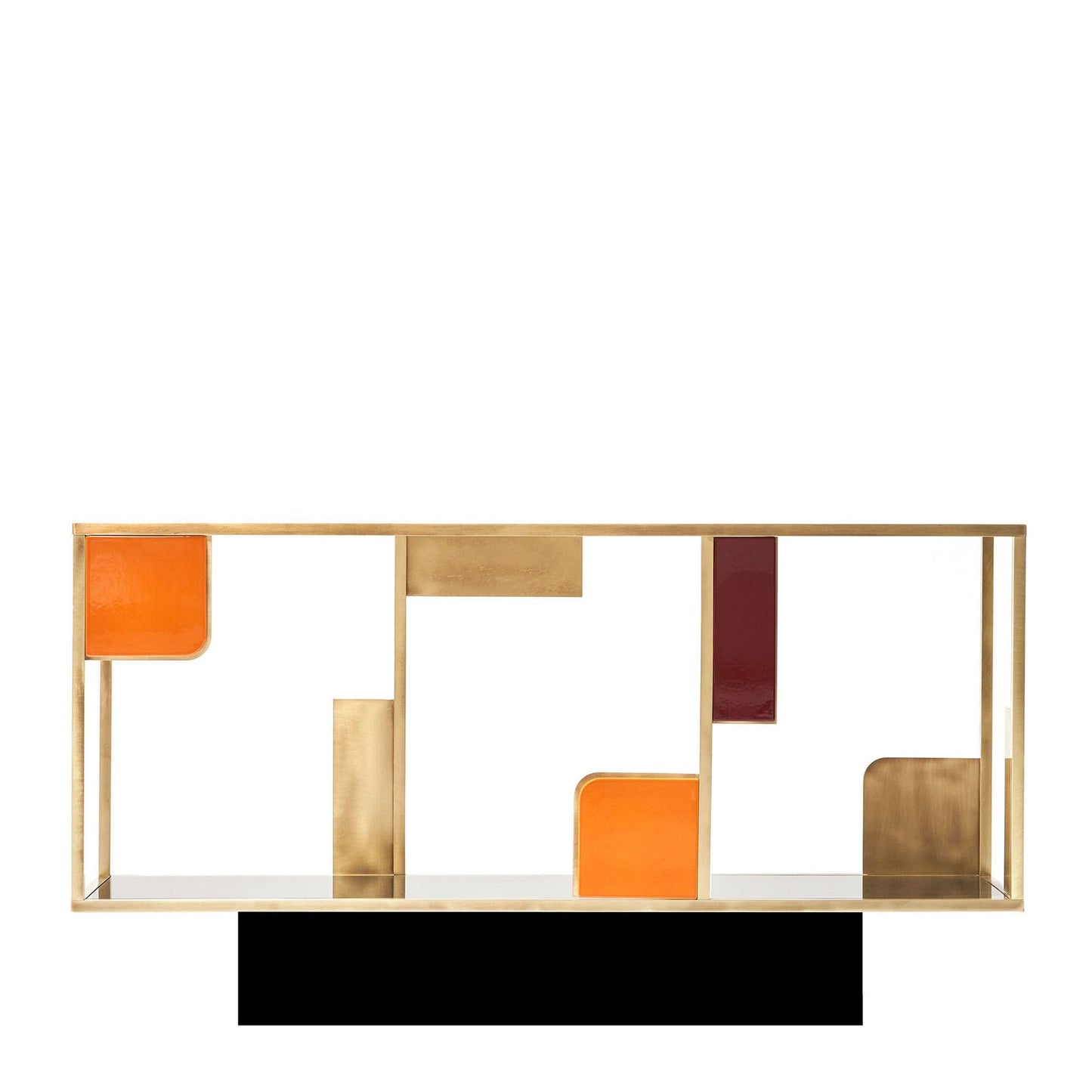 Console Table Sunset – Italian Designer Lacquered Wood Marioni Statement Piece