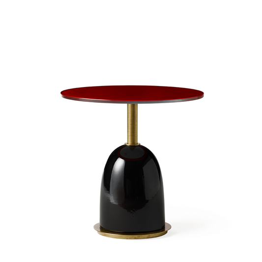 Luxury PINS Ceramic Glass Side Table Modern Italian Style for Villa