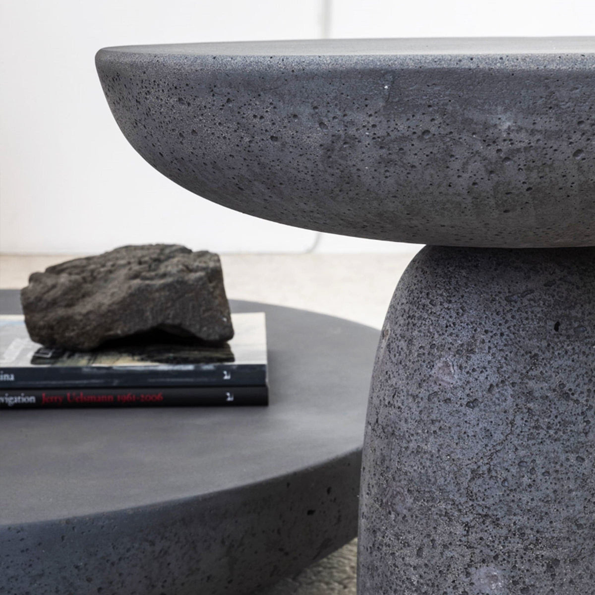 Luxury OLO Concrete Coffee Table Modern Italian Style for Villa