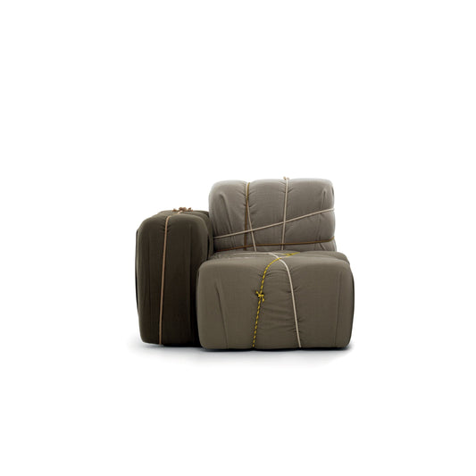 Luxury CONTROPAKKO Fabric Armchair Modern Italian Style for Villa