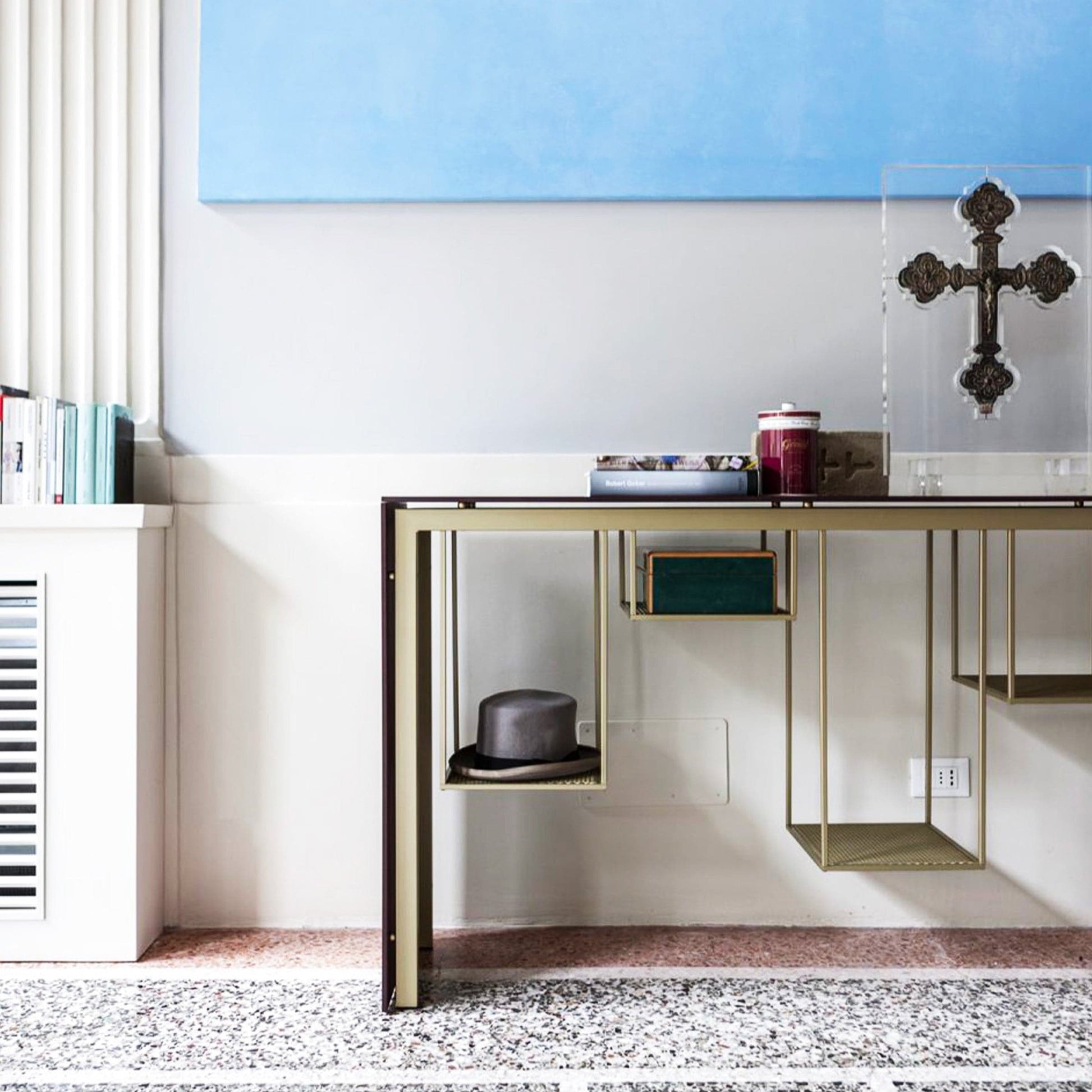 Mogg Tokyo Console Table – Italian Designer Metal Statement Piece