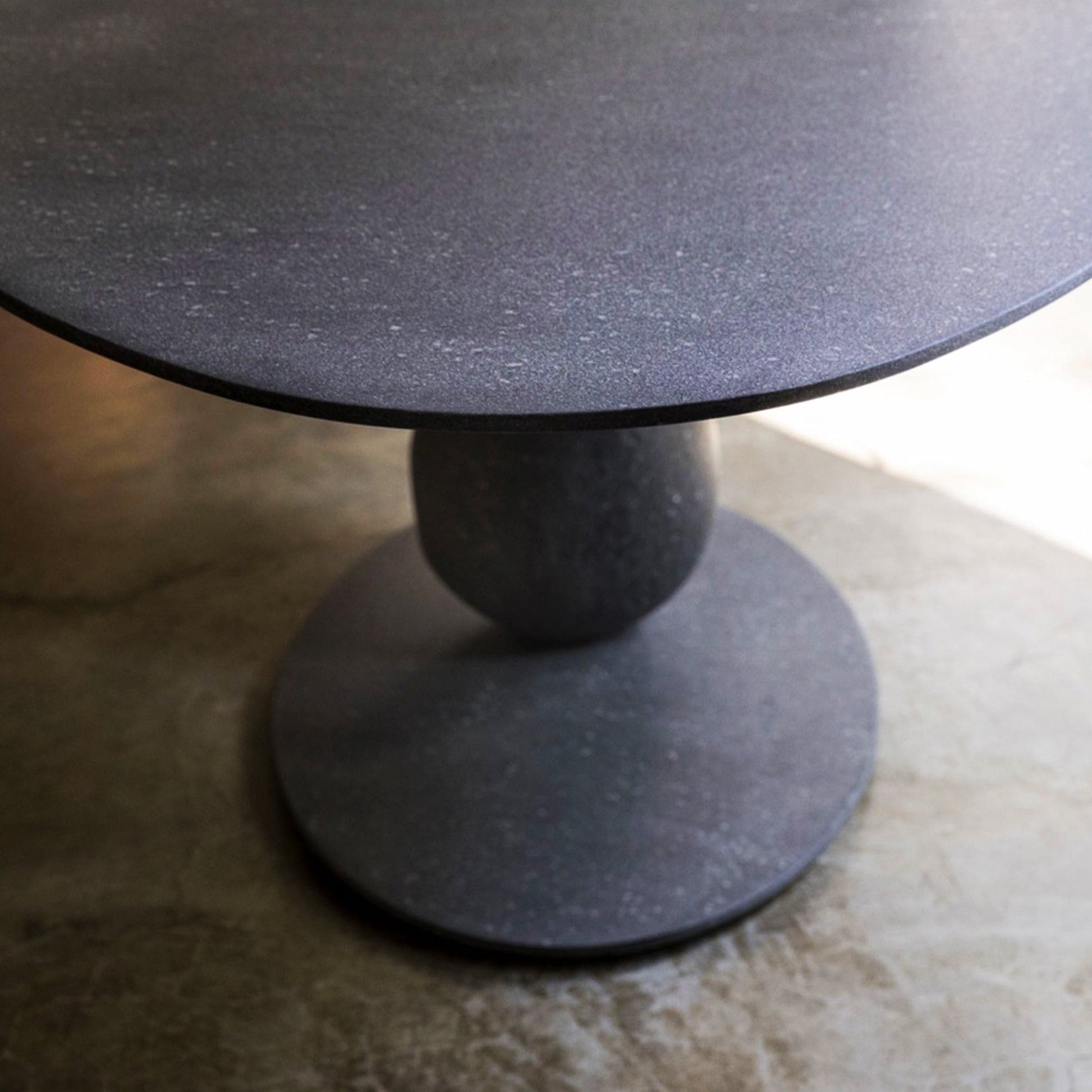 Oval Dining Table Sculptural Base – Hand-Applied Finish by Sebastiano Tosi
