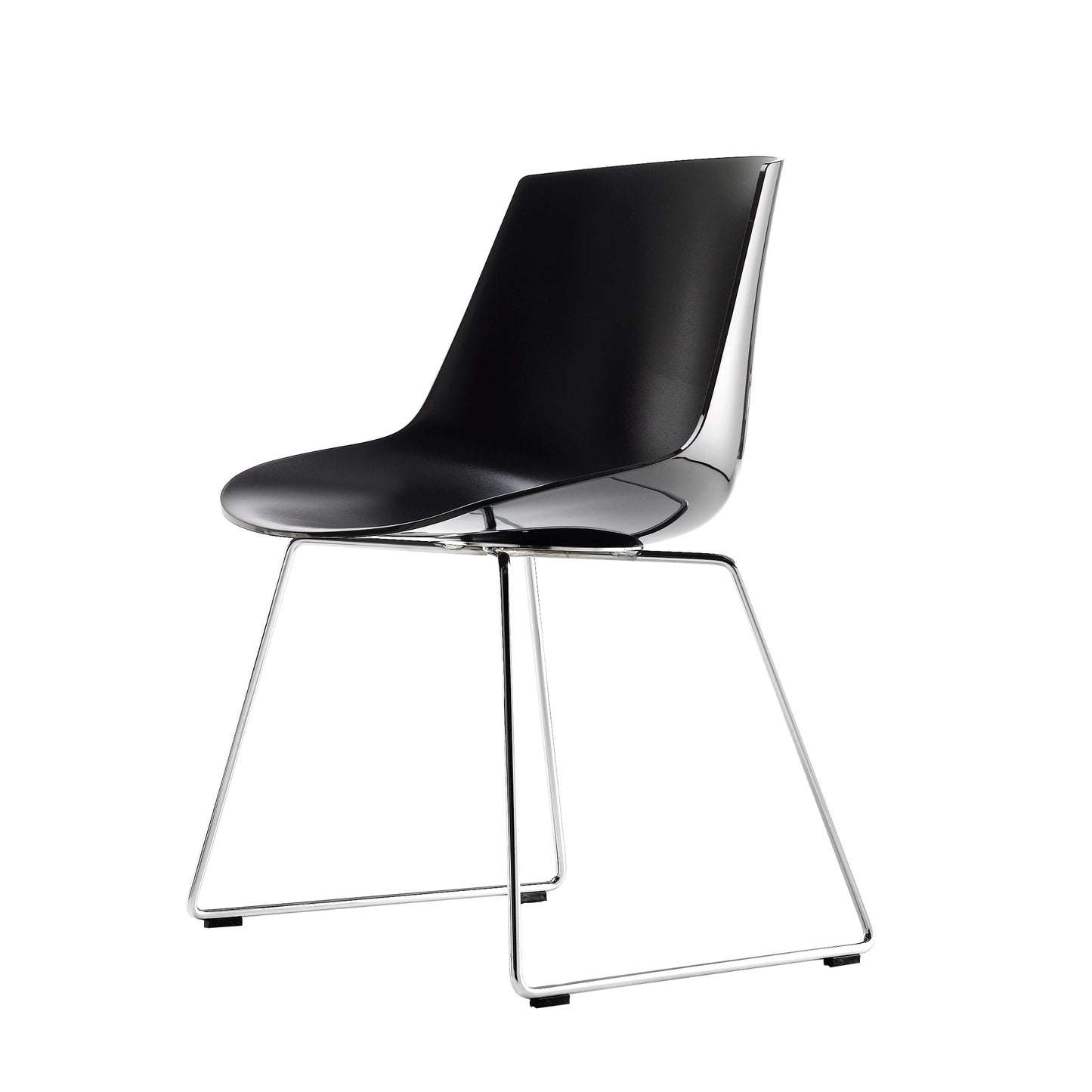 Flow Dining Chair – Minimalist Polycarbonate – MDF Italia – Architectural