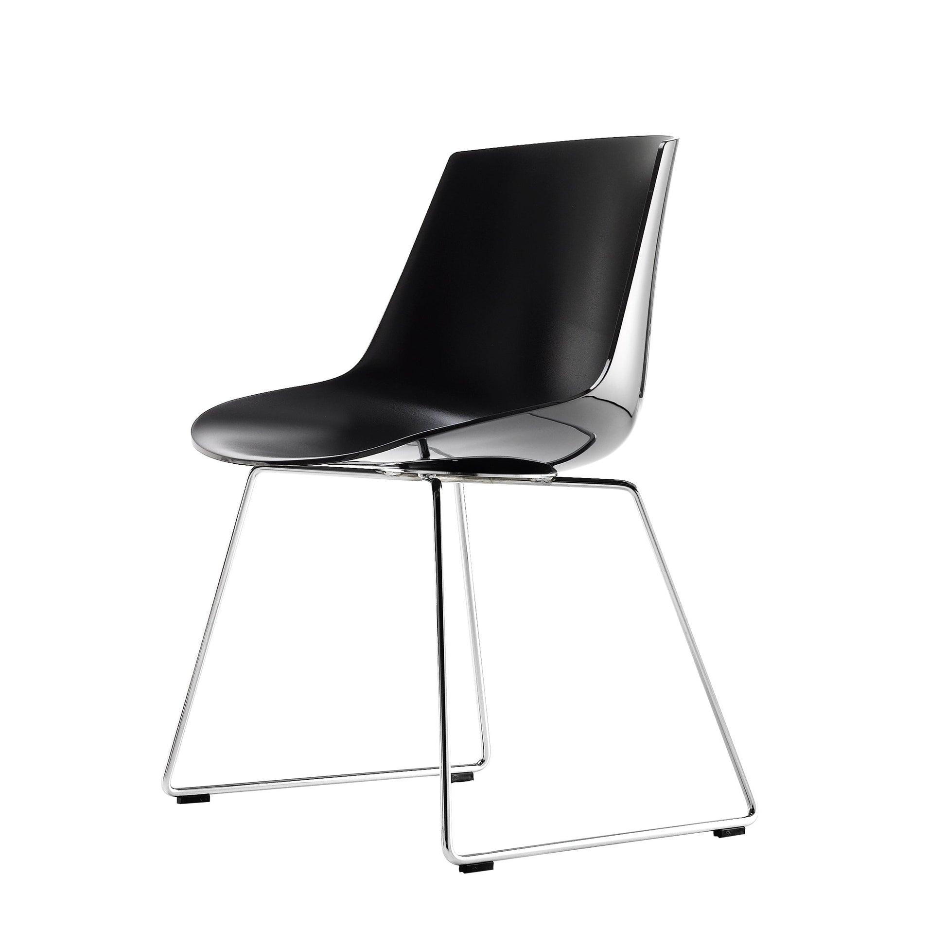 Flow Dining Chair – Minimalist Polycarbonate – MDF Italia – Architectural