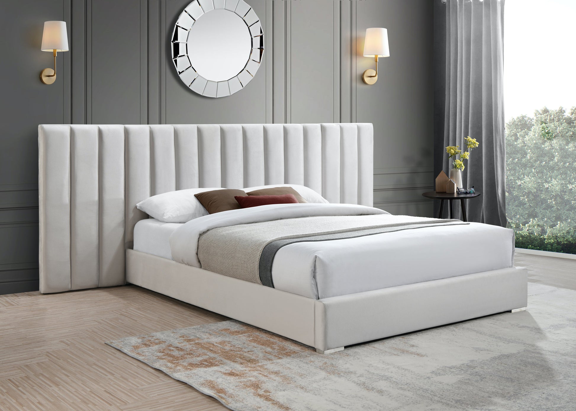Luxury Modern Pepo King Bed European Style for Villa