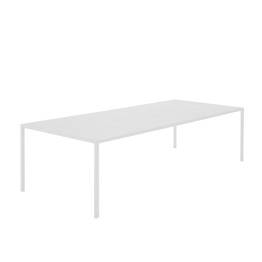 Outdoor Dining Table – Minimalist Architectural Aluminum European Designer Statement Piece