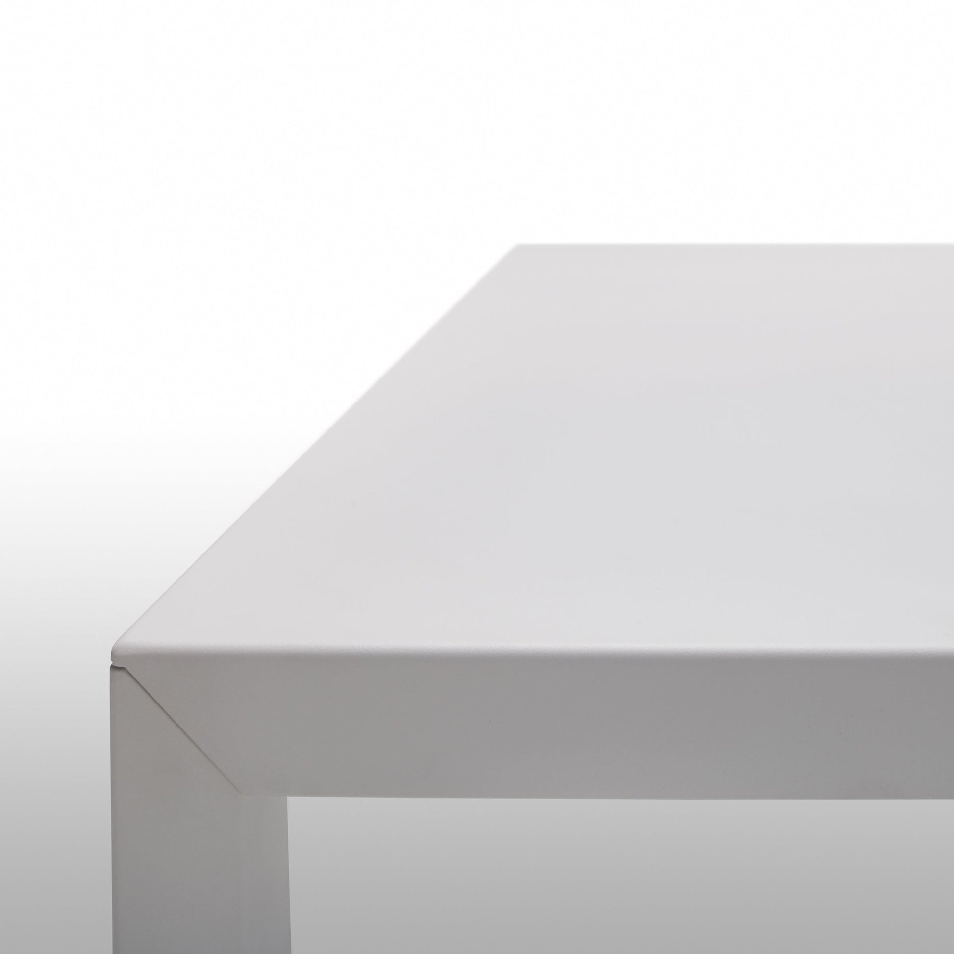 Outdoor Dining Table – Minimalist Architectural Aluminum European Designer Statement Piece