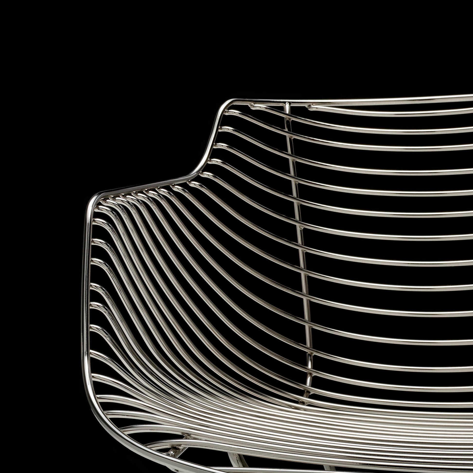Flow Filo Dining Chair – Bronze Steel Wire – MDF Italia – Contemporary
