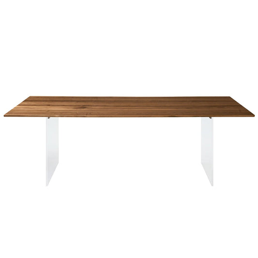 Sospeso Dining Table – Solid Walnut Wood Italian Designer Statement Piece