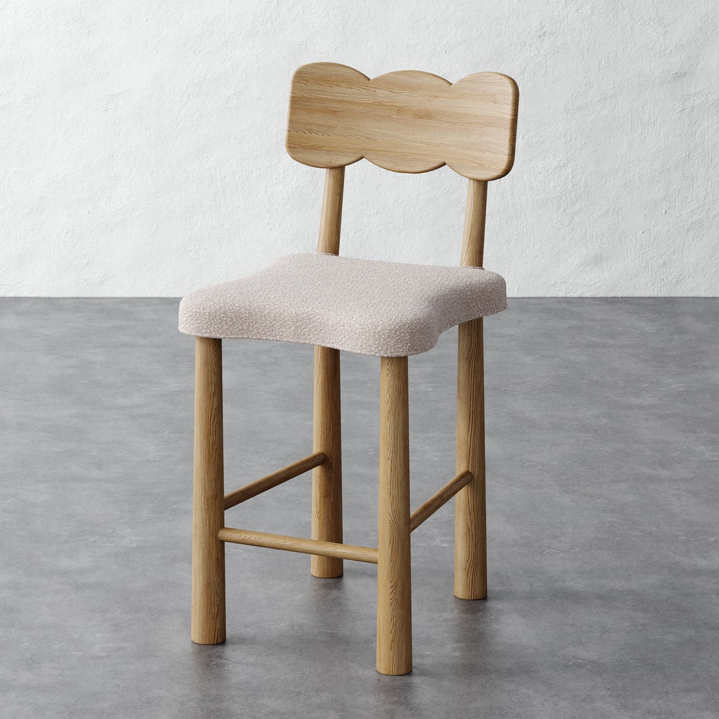 Luxury Modern Madeleine Counter Stool European Style for Villa