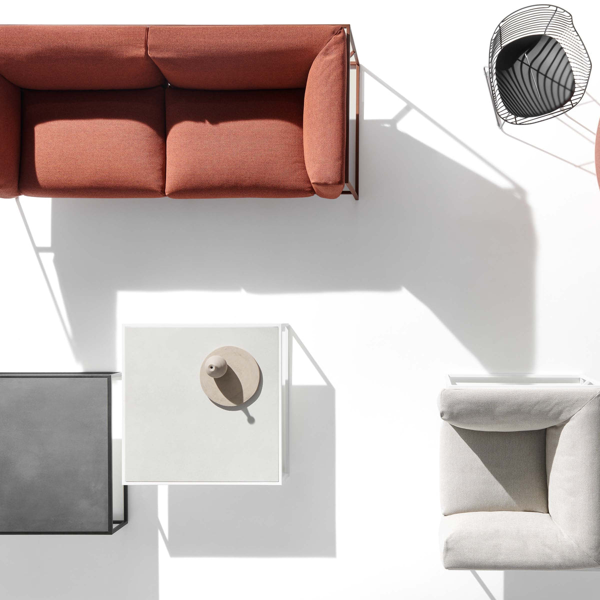 Luxury ARPA LOW Coffee Table Modern Italian Style for Villa