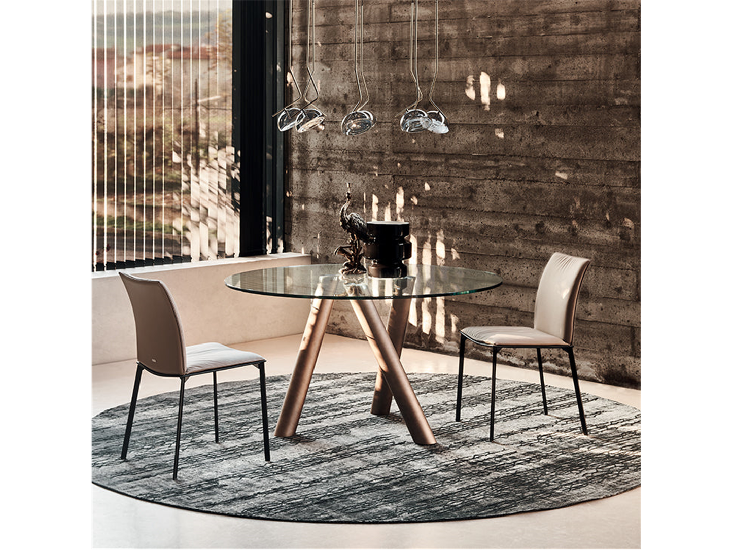 Luxury Modern Ray Dining Table European Style for Villa