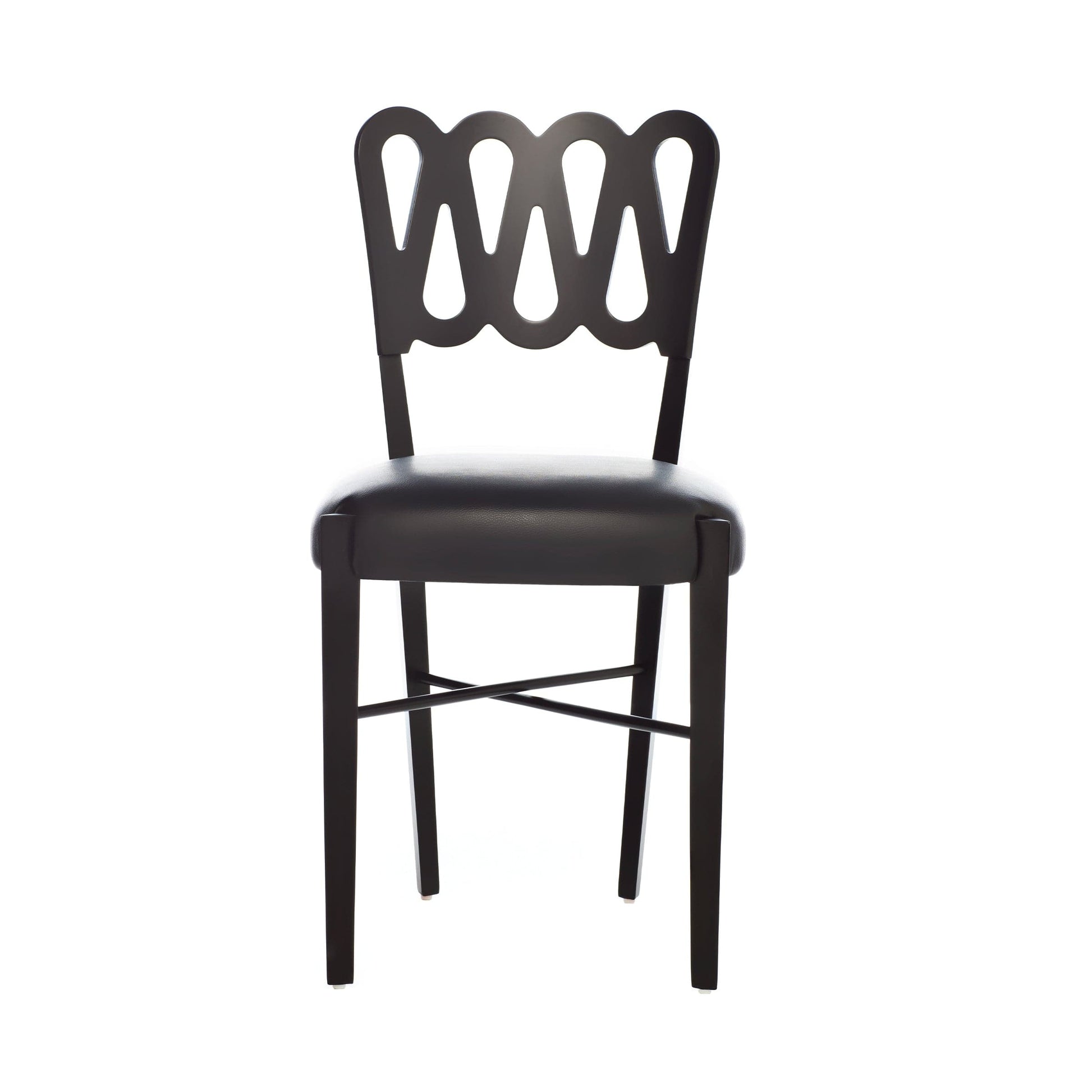 Ponti 969 Dining Chair – Twisting Backrest, Lacquered Beech, Gio Ponti Design