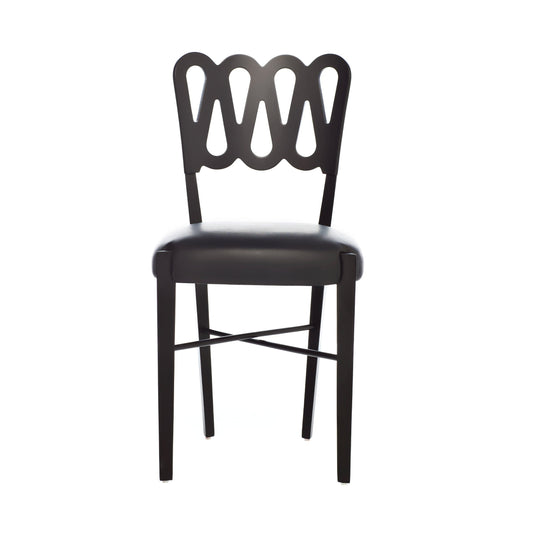Ponti 969 Dining Chair – Twisting Backrest, Lacquered Beech, Gio Ponti Design