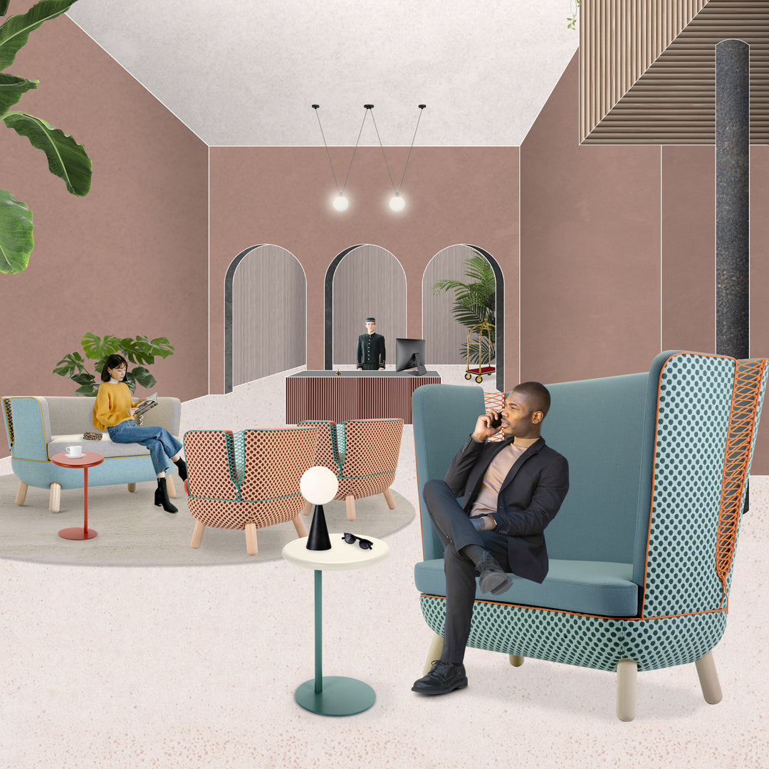 Luxury SLY Two-Seater Sofa Modern Italian Style for Villa