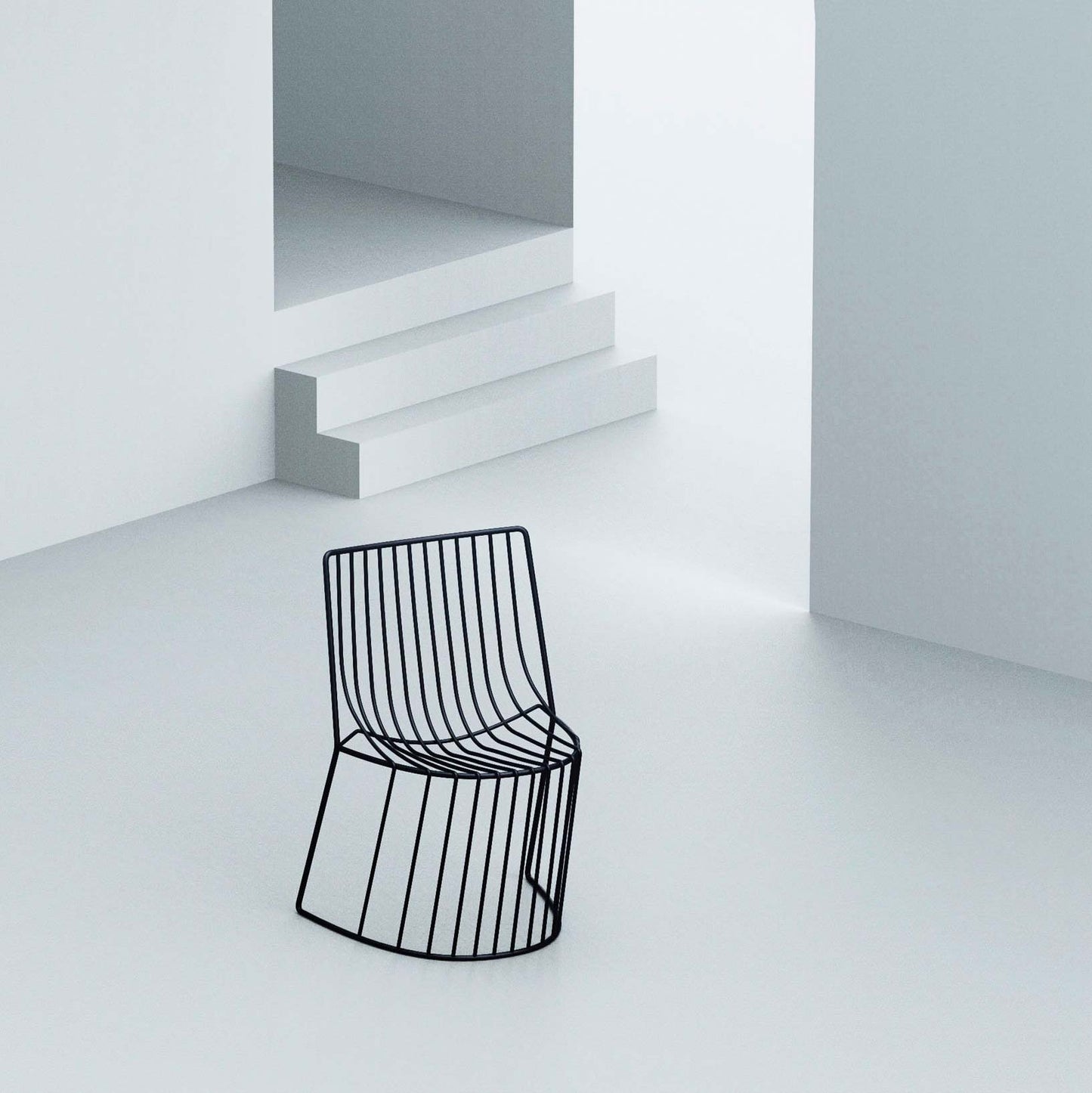 Amarone Outdoor Chair by Enrico Girotti – Italian Designer Metal Statement Piece